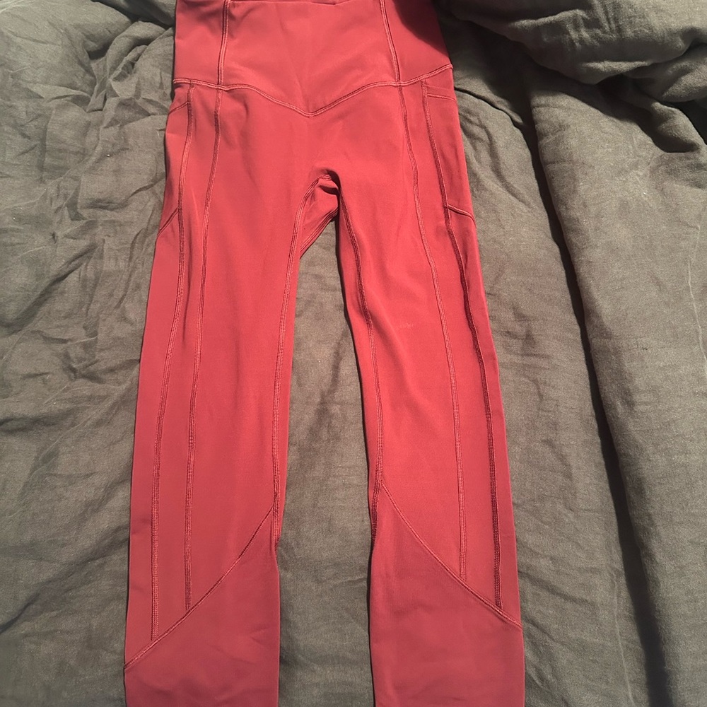 Lululemon Burgundy Leggings